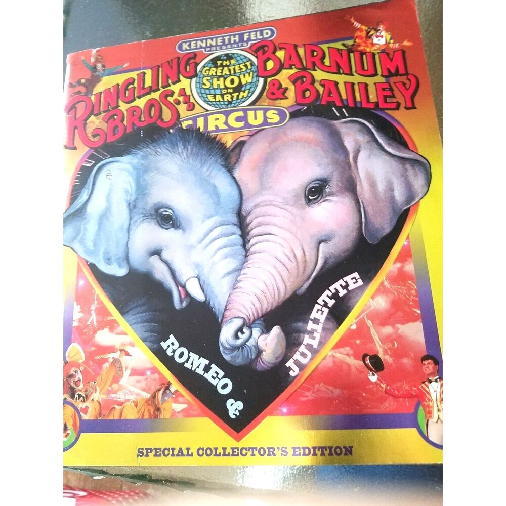Ringling Bros & Barnum Bailey Spcial Collectors Edition Program Romeo & Juliette
